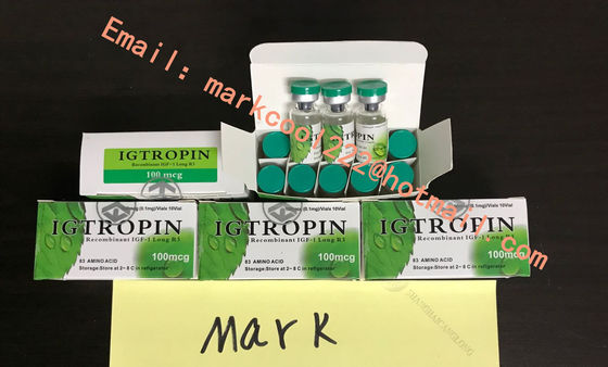 100mcg Igtropin HGH Hormone Peptide For Male / Female Purity 98%